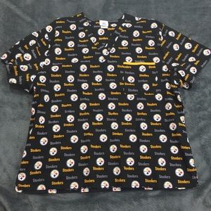 NFL Steelers Scrub Top
